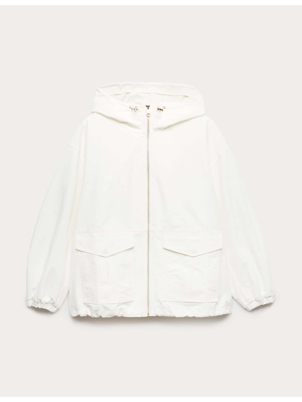 Marks & Spencer Parka s kapucňou, vysokým podielom bavlny a technológiou Stormwear™ Marks & Spencer krémová