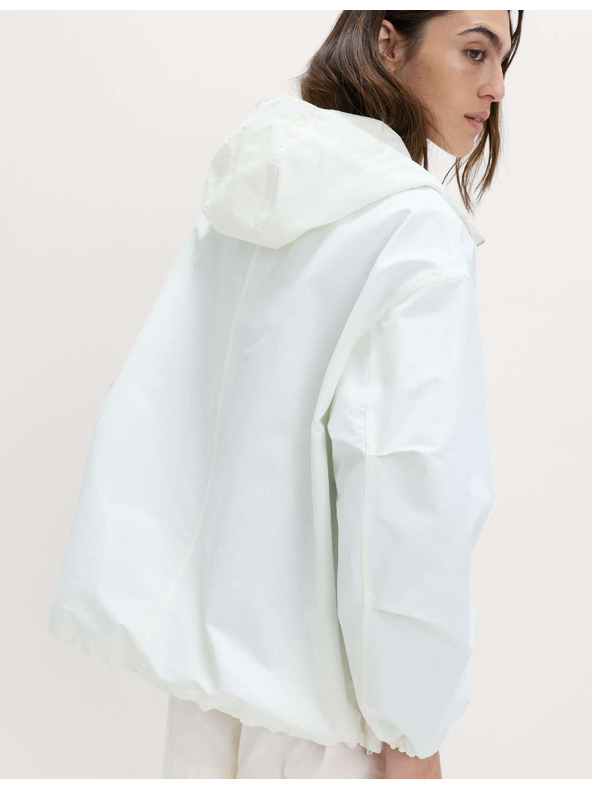 Marks & Spencer Parka s kapucňou, vysokým podielom bavlny a technológiou Stormwear™ Marks & Spencer krémová