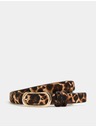 Marks & Spencer Priliehavý pás s leopardím potlačou Marks & Spencer hnedá