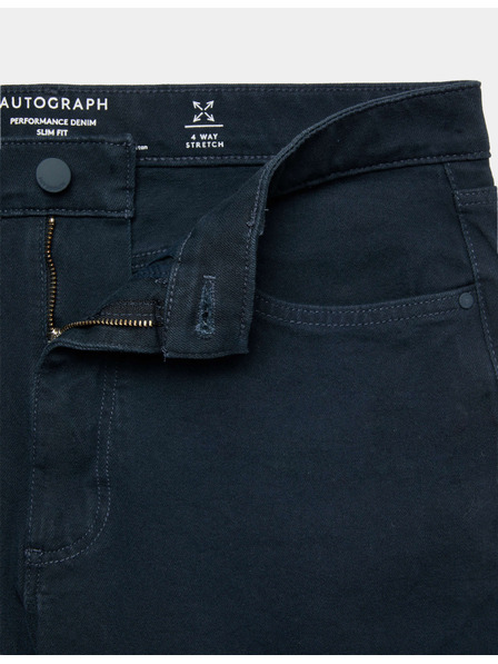 Marks & Spencer Strečové skinny džínsy s 360-percentnou elasticitou Marks & Spencer modré