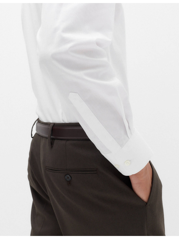 Marks & Spencer Košeľa slim fit, ľahké žehlenie Marks & Spencer biela