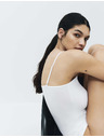 Marks & Spencer Košeľové neviditeľné telo Body Invisibles™ s technológiou Flexifit™ Marks & Spencer biela