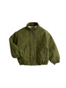 Marks & Spencer Kockovaná bunda bomber s podšívkou z umelej kožušiny (2–8 rokov) Marks & Spencer zelená