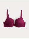 Marks & Spencer Krajková push-up dekoltovaná podprsenka Jasmine s kosticami, (vel. A–E) Marks & Spencer ružová