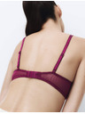 Marks & Spencer Krajková push-up dekoltovaná podprsenka Jasmine s kosticami, (vel. A–E) Marks & Spencer ružová