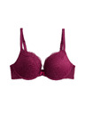 Marks & Spencer Krajková push-up dekoltovaná podprsenka Jasmine s kosticami, (vel. A–E) Marks & Spencer ružová