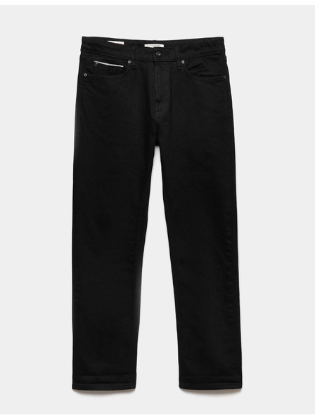 Marks & Spencer Japonské džíny Selvedge, priamy strih Marks & Spencer čierna
