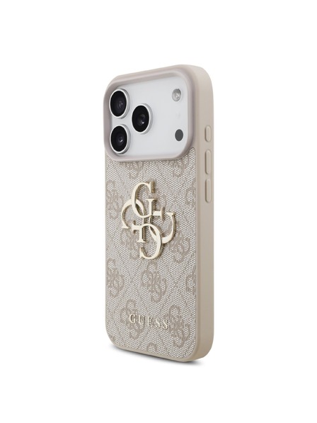 Guess Guess PU 4G Metal Logo Zadný Kryt pre iPhone 18 Pro Pink