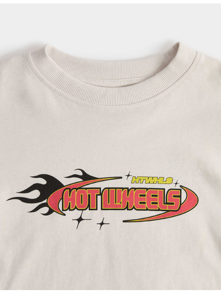 Marks & Spencer 2 tričká Hot Wheels™ z čistej bavlny (2–8 rokov) Marks & Spencer krémová