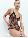 Marks & Spencer Košieľka Clara Papertouch s leopardím vzorom Marks & Spencer oranžová