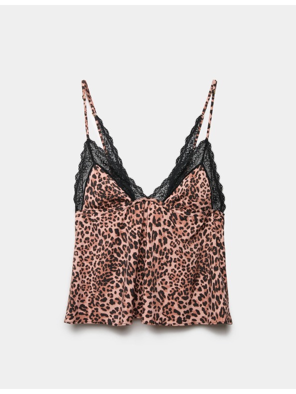 Marks & Spencer Košieľka Clara Papertouch s leopardím vzorom Marks & Spencer oranžová