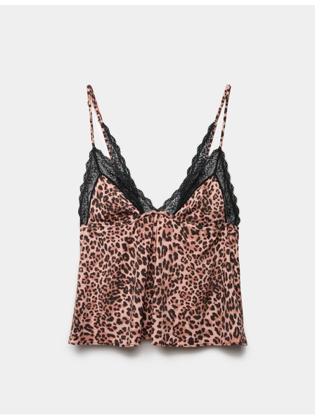 Marks & Spencer Košieľka Clara Papertouch s leopardím vzorom Marks & Spencer oranžová