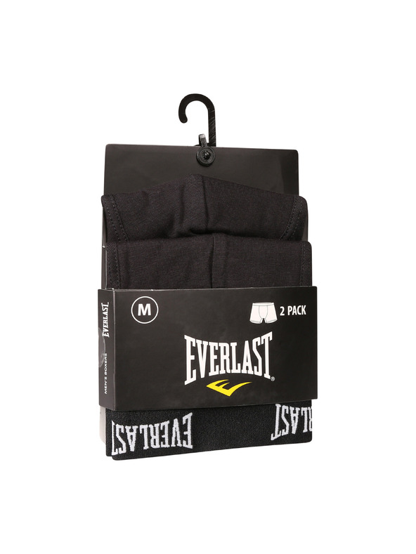 Everlast Sada dvoch - pánske boxerky Everlast čierne (BM002-black/black)