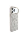 Guess Guess PU Leather 4G Gold Frame Embossed MagSafe Zadný Kryt pre iPhone 18 Pro Pink