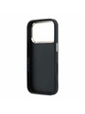 Guess Guess PU 4G Resin Metal Logo Zadný Kryt pre iPhone 18 Pro Black