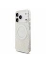 Guess Guess IML Flowers Allover Strap MagSafe Zadný Kryt pre iPhone 18 Pro White