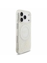 Guess Guess IML Flowers Allover Strap MagSafe Zadný Kryt pre iPhone 18 Pro White