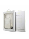 Guess Guess IML Flowers Allover Strap MagSafe Zadný Kryt pre iPhone 18 Pro White