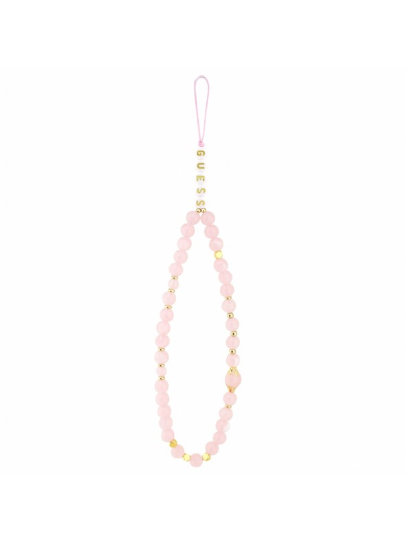 Guess Guess PU 4G Metal Logo Strap Zadný Kryt pre iPhone 18 Pro Pink