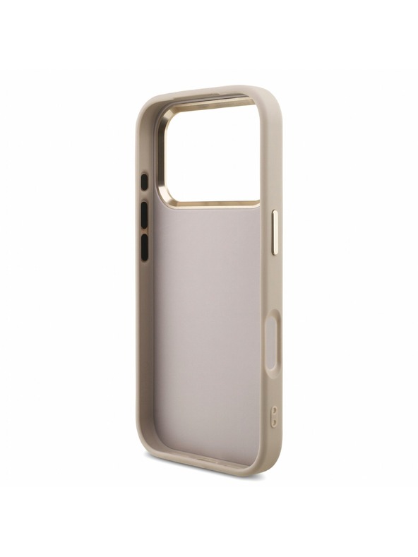 Guess Guess PU 4G Metal Logo Strap Zadný Kryt pre iPhone 18 Pro Pink