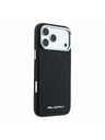 Karl Lagerfeld Karl Lagerfeld PU Grained Allover Semi Wrap Magsafe Zadný Kryt pre iPhone 18 Pro Black
