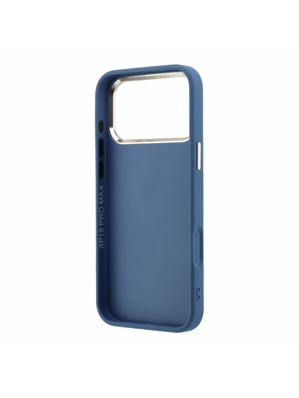 Guess Guess PU 4G Resin Metal Logo Zadný Kryt pre iPhone 18 Pro Max Blue