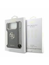 Guess Guess PU 4G Metal Logo Popruh Zadný Kryt pre iPhone 18 Pro Max Black