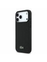 Lacoste Lacoste PVC Iconic Petit Pique Metal Logo MagSafe Zadný Kryt pre iPhone 18 Pro Max Black