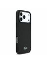 Lacoste Lacoste PVC Iconic Petit Pique Metal Logo MagSafe Zadný Kryt pre iPhone 18 Pro Max Black