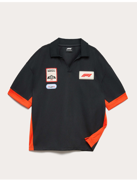 Marks & Spencer Polo top Formula 1® zo sieťoviny (6–16 rokov) Marks & Spencer čierna