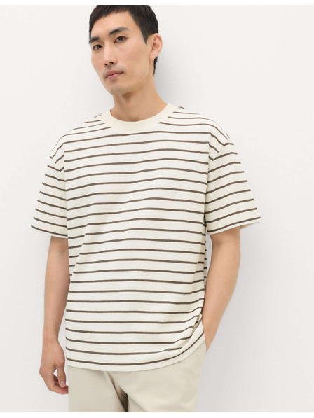 Marks & Spencer Tričko Breton s textúrou a vysokým podielom bavlny Marks & Spencer hnedá