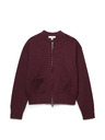 Marks & Spencer Pletený kardigan v štýle bomber na zips Marks & Spencer červená