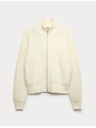 Marks & Spencer Kardigan Bomber so stojanom buklé a vlnou Marks & Spencer krémová