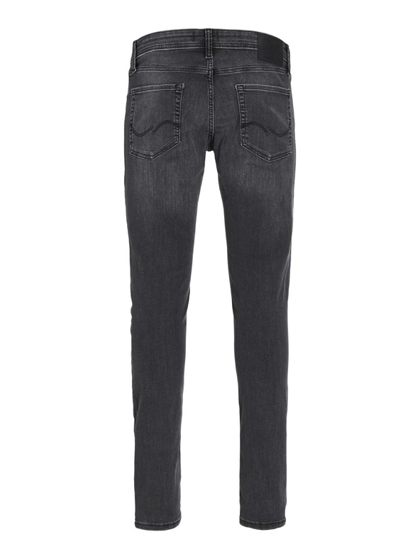 Jack & Jones JJIGLENN pánske čierne slim fit džínsy