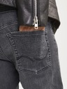 Jack & Jones JJIGLENN pánske čierne slim fit džínsy