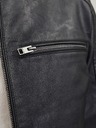 Jack & Jones JJEDYLAN čierna pánska koženková bunda