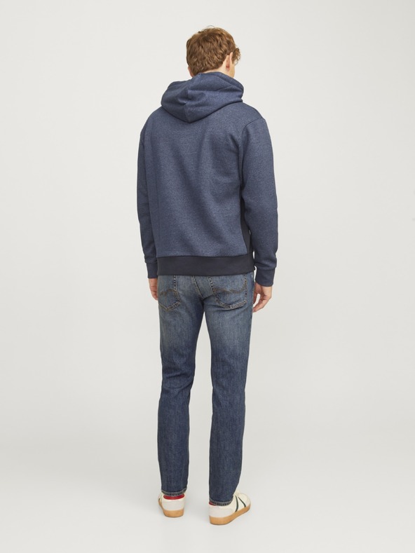 Jack & Jones JJICLARK modré pánske regular fit džínsy