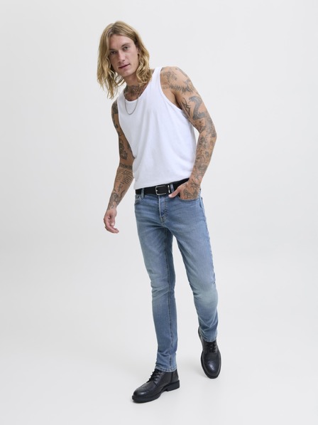 Jack & Jones Slimfit džínsy JJIGlenn JJOriginal modré