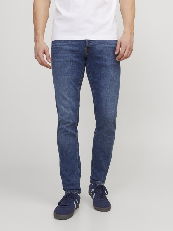 Jack & Jones Slimfit džínsy JJIGlenn JJOriginal modré
