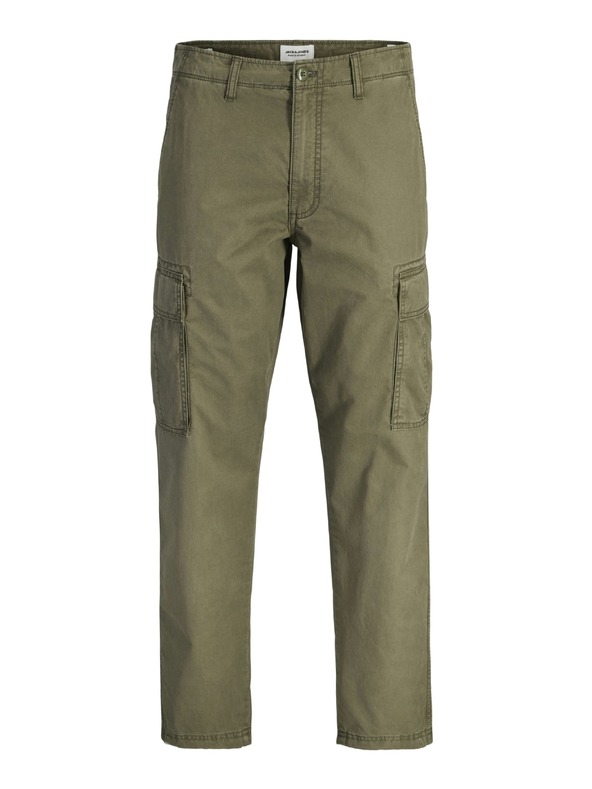 Jack & Jones Pánske cargo nohavice olive night