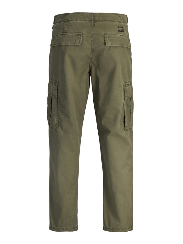 Jack & Jones Pánske cargo nohavice olive night