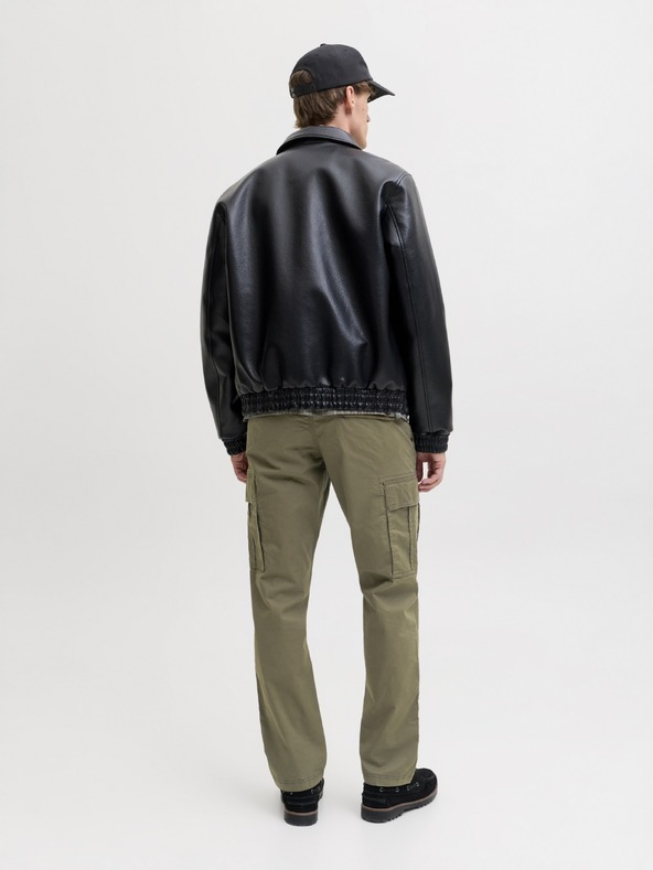Jack & Jones Pánske cargo nohavice olive night