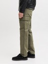 Jack & Jones Pánske cargo nohavice olive night