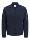Jack & Jones Pánska bunda bomber JJERush navy blazer