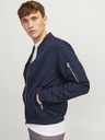 Jack & Jones Pánska bunda bomber JJERush navy blazer