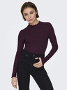 Jacqueline de Yong Top s dlhým rukávom FRANSISKA vínový