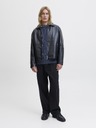 Jack & Jones Pánsky pletený sveter sky captain