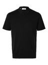 SELECTED Pánske polo tričko SELECTED čierne