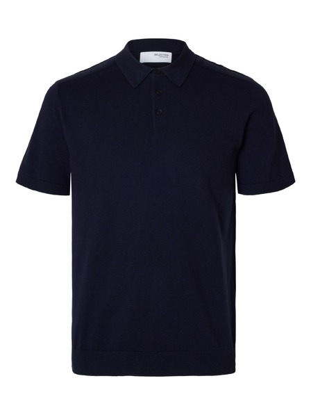 SELECTED Pánske polo tričko SELECTED modré