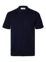 SELECTED Pánske polo tričko SELECTED modré